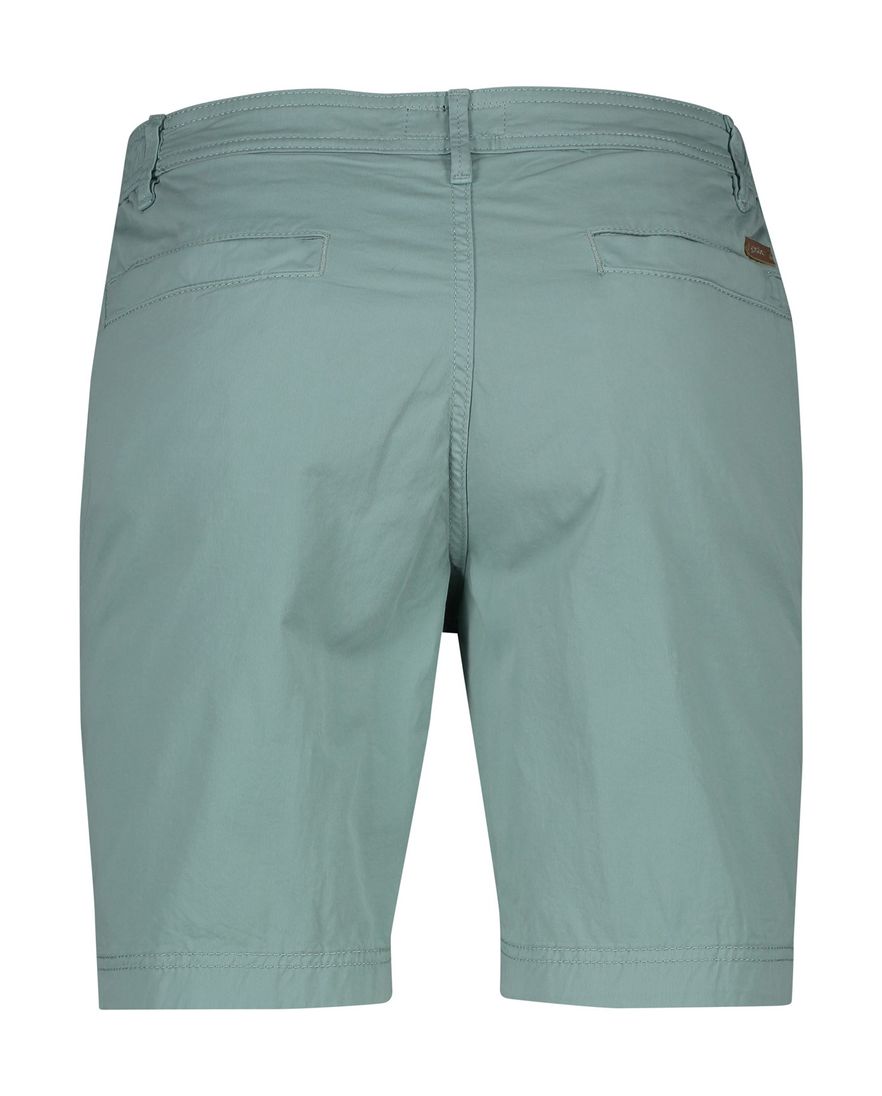 Gardeur korte broek groen effen katoen Jean Slim Fit