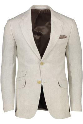 Wellington of Bilmore Wellington of Bilmore London SO colbert beige effen linnen normale fit