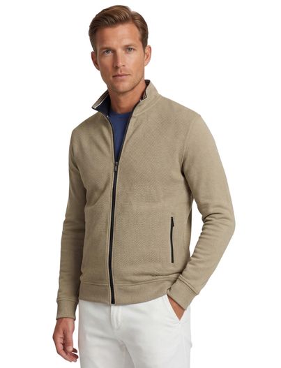 Baileys Baileys vest groen rits effen