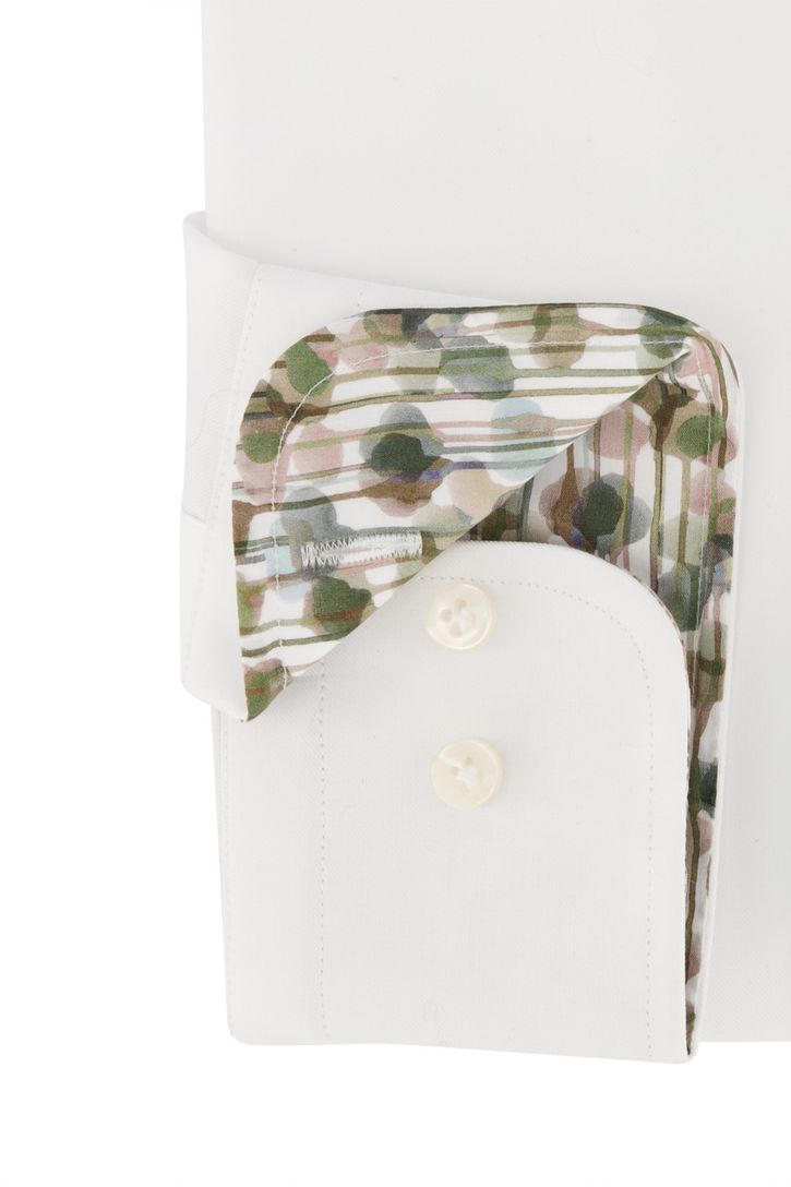 Thomas Maine zakelijk overhemd wit katoen normale fit