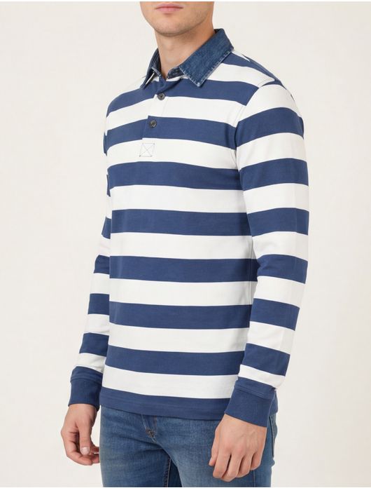 Baileys Rugby blauw streep