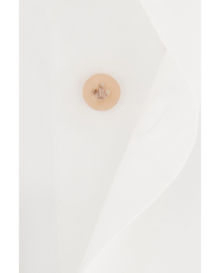 100% katoenen Thomas Maine overhemd mouwlengte 7 normale fit wit uni