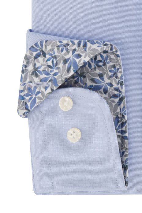 Thomas Maine overhemd mouwlengte 7 lichtblauw