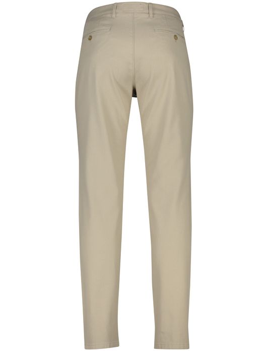 Gardeur broek chino beige zonder omslag