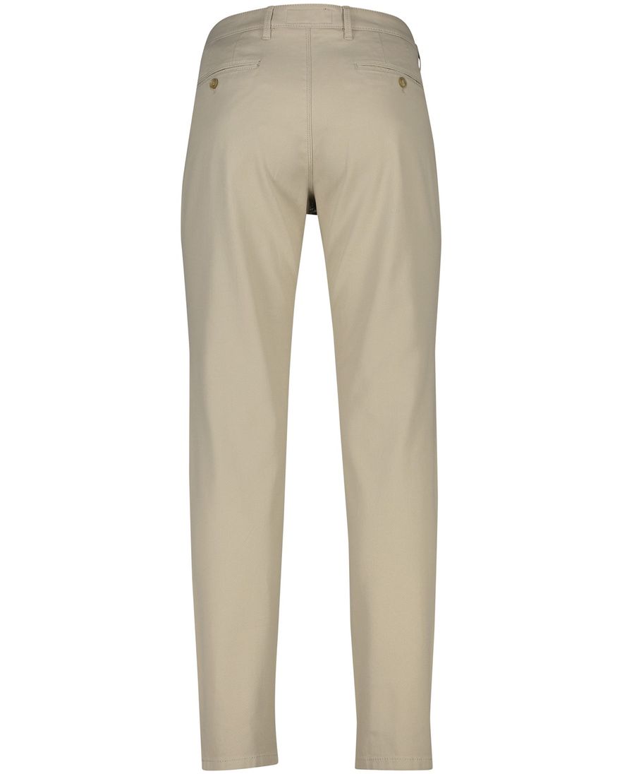 Gardeur chino Benito broek beige effen katoen