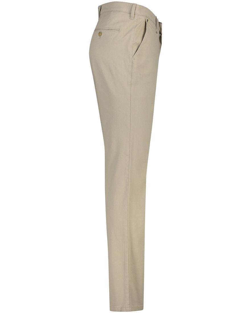 Gardeur chino Benito broek beige effen katoen