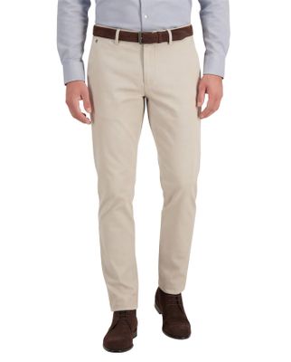 Gardeur Gardeur chino broek gebroken wit effen katoen