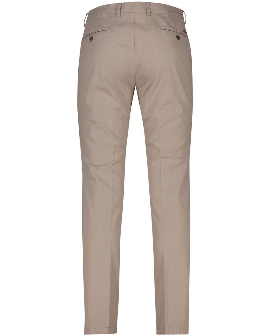 Gardeur Sonny broek chino slim fit bruin
