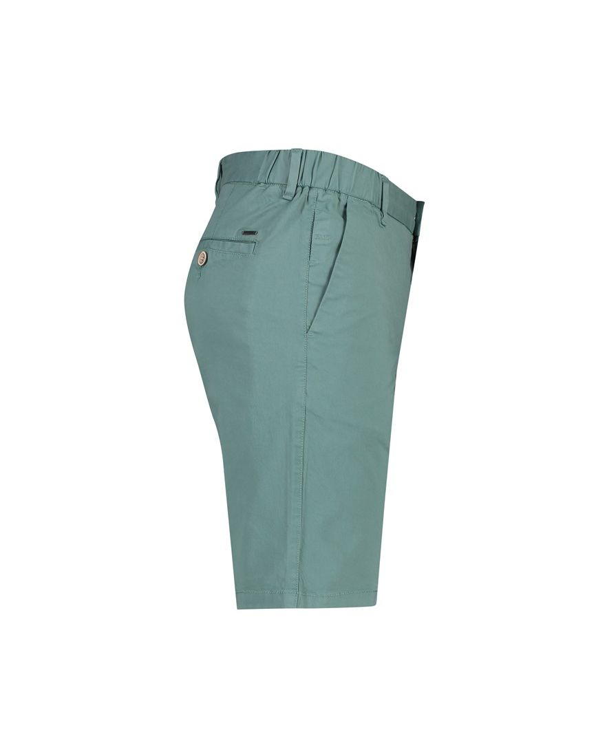 State of Art korte broek groen effen katoen