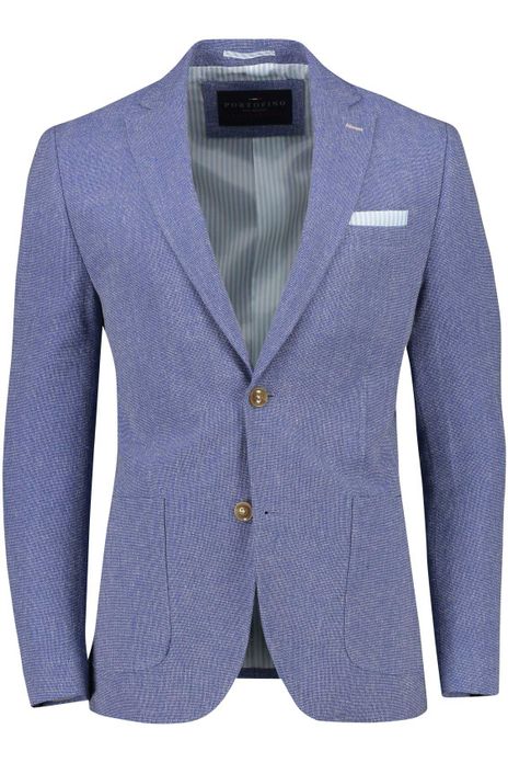 Portofino colbert blauw geruit