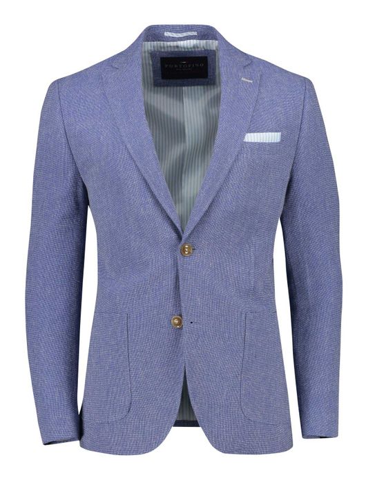 Portofino colbert blauw geruit