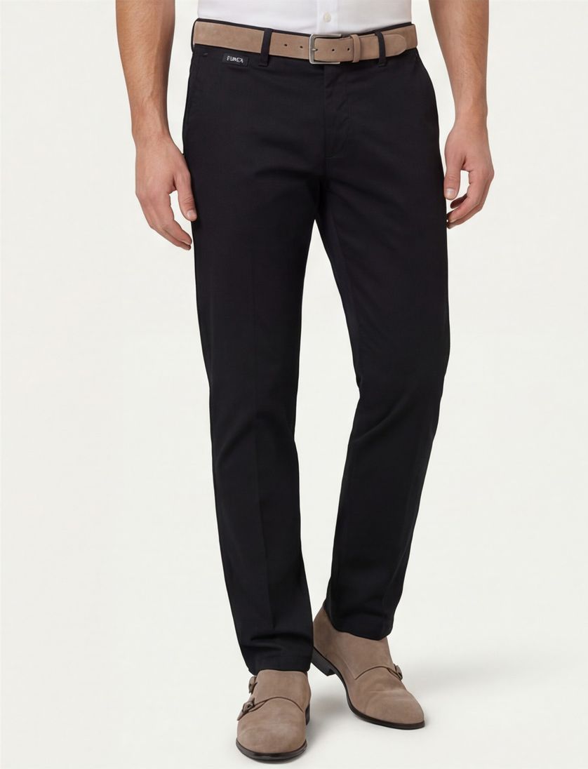 Eurex pantalon katoen jim donkerblauw chino
