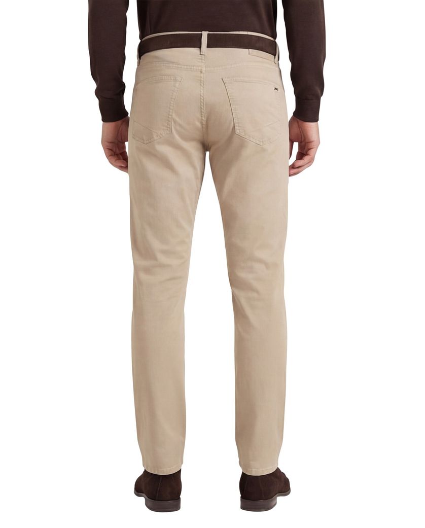 Brax Pantalon beige effen chuck modern fit