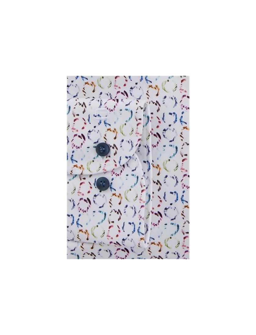 Olymp overhemd Level Five extra slim fit multicolor geprint