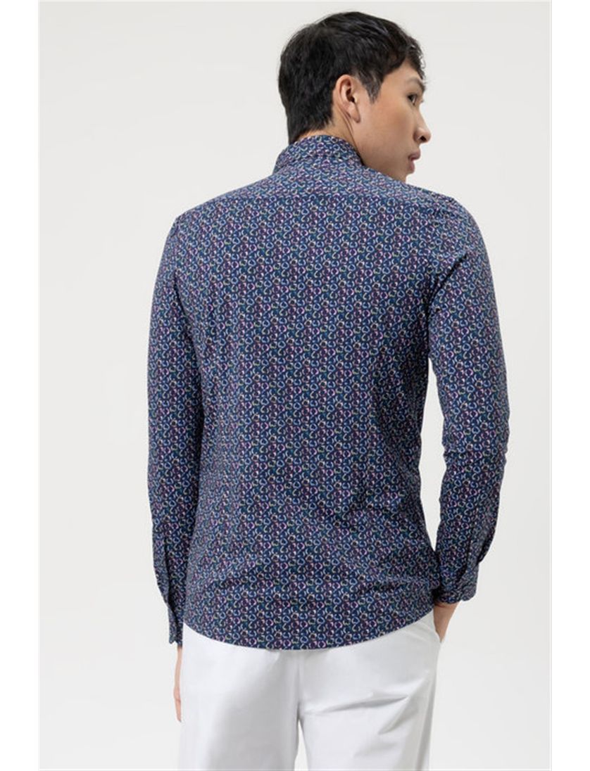 Olymp overhemd Level Five extra slim fit multicolor geprint