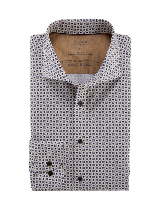 Olymp overhemd rondjes stippen