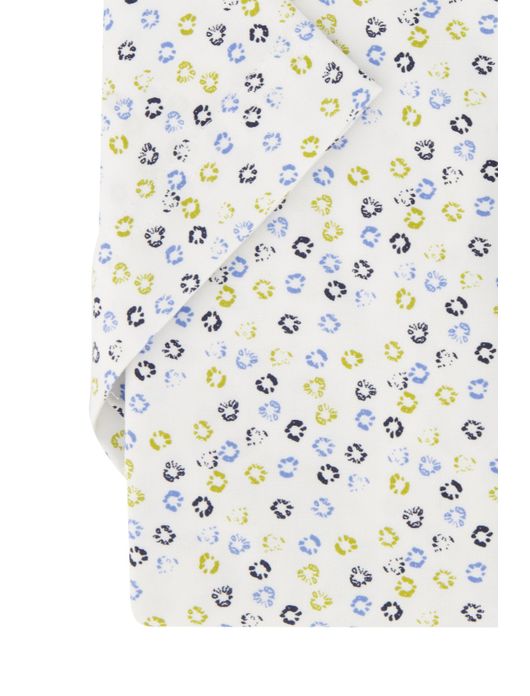 Olymp overhemd wit geprint