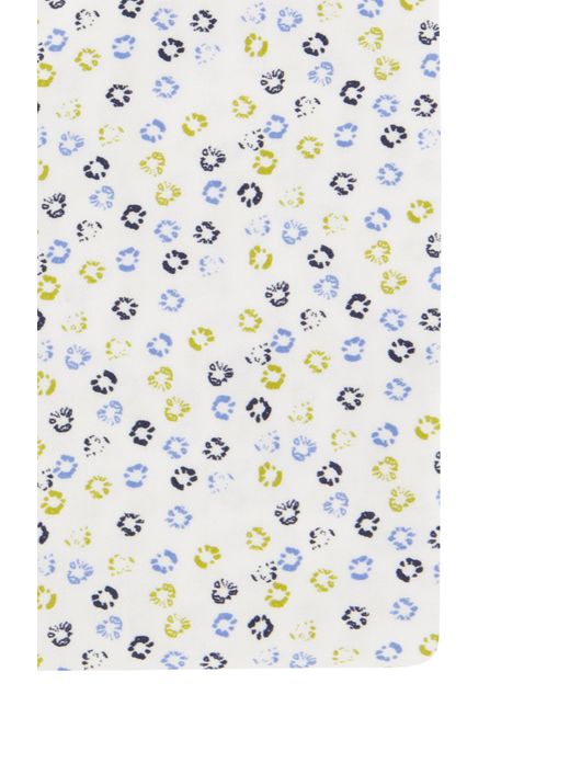 Olymp overhemd wit geprint