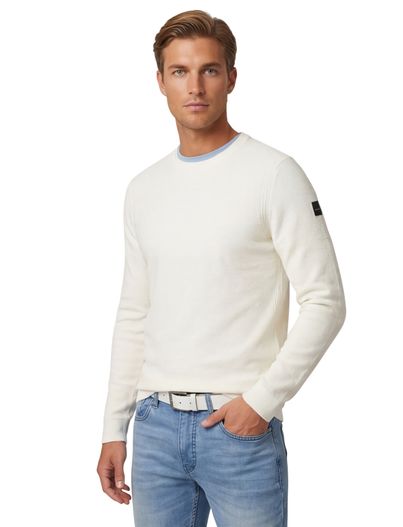 Vanguard Vanguard sweater wit wol normale fit