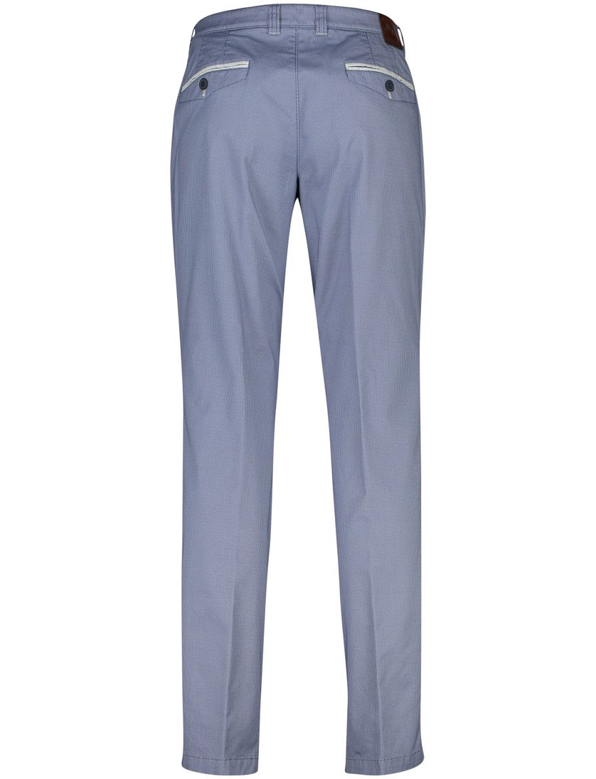 M.E.N.S. katoenen broek blauw effen katoen Meran