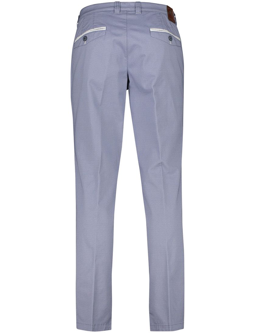 Modern fit Meran U M.E.N.S. katoenen broek blauw stretch