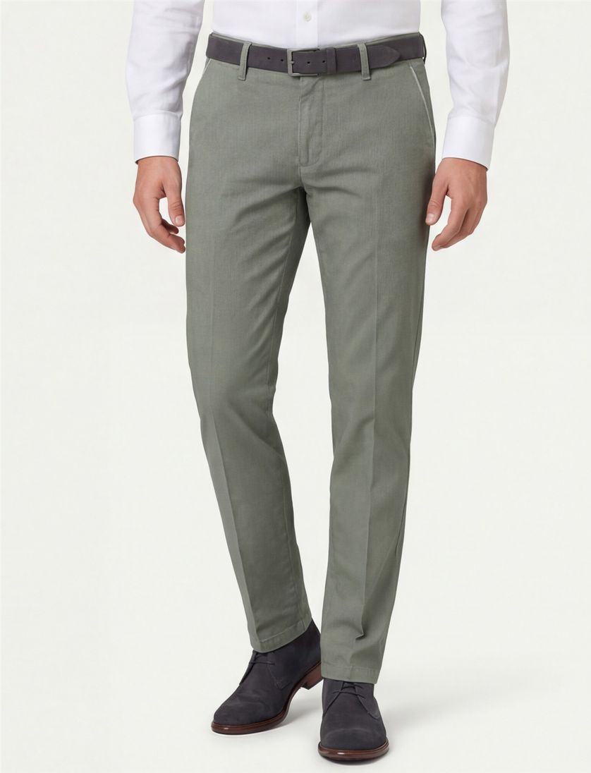 pantalon M.E.N.S. olijfgroen Meran