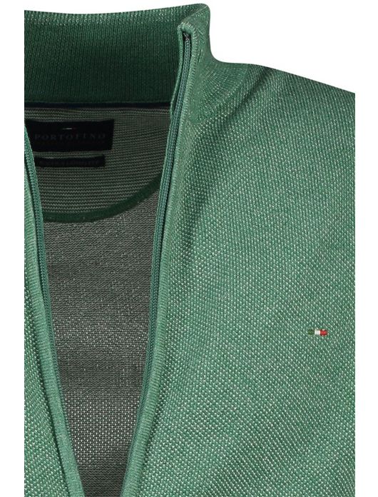 Portofino vest extra lange mouwen groen