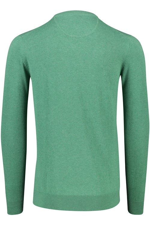 Portofino trui v-hals groen extra lang