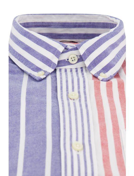 Polo Ralph Lauren overhemd gestreept roze/paars