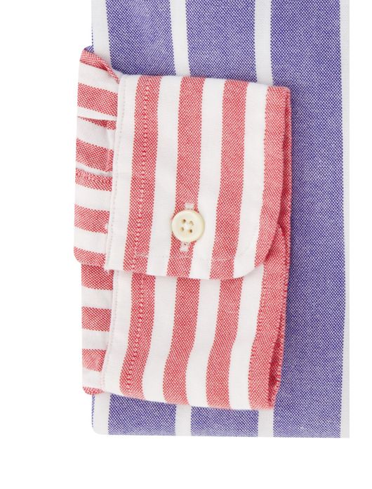 Polo Ralph Lauren overhemd gestreept roze/paars