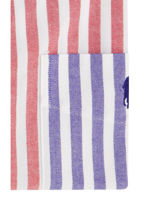 Polo Ralph Lauren overhemd gestreept roze/paars