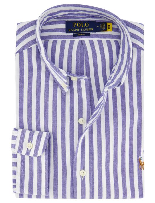 Polo Ralph Lauren overhemd blauw/wit gestreept