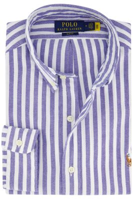 Polo Ralph Lauren Polo Ralph Lauren overhemd slim fit blauw wit gestreept