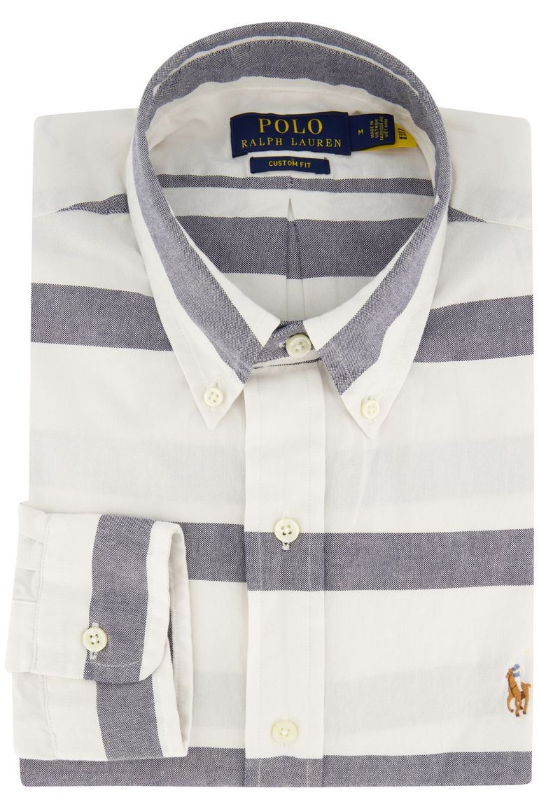 Polo Ralph Lauren overhemd grijs/wit gestreept