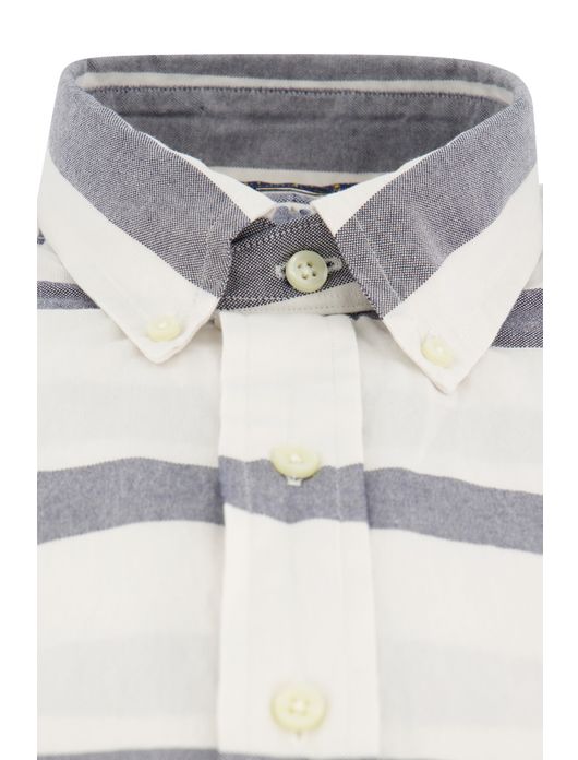 Polo Ralph Lauren overhemd grijs/wit gestreept