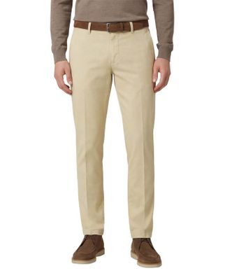 M.E.N.S. M.E.N.S. chino geel Meran U wijde fit