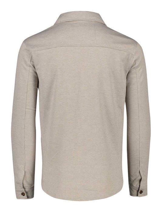 Born With Appetite overshirt beige effen