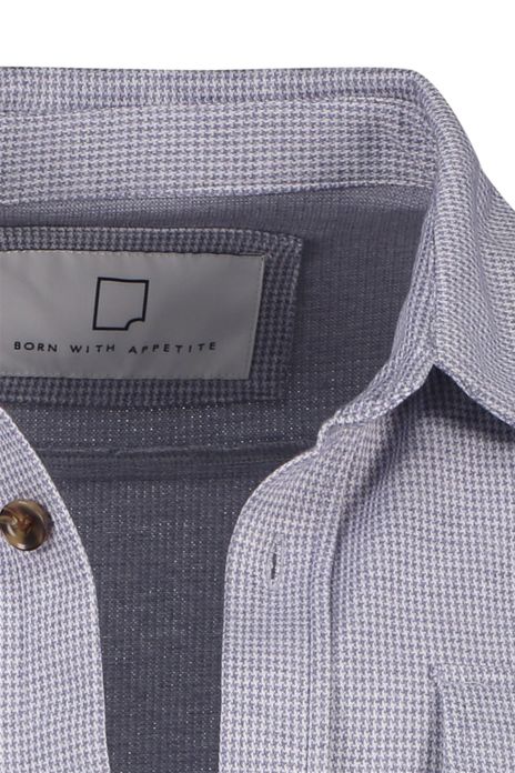 Born With Appetite overshirt lichtblauw