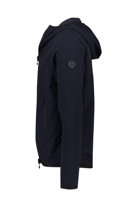 People of Shibuya reversible zomerjas donkerblauw effen