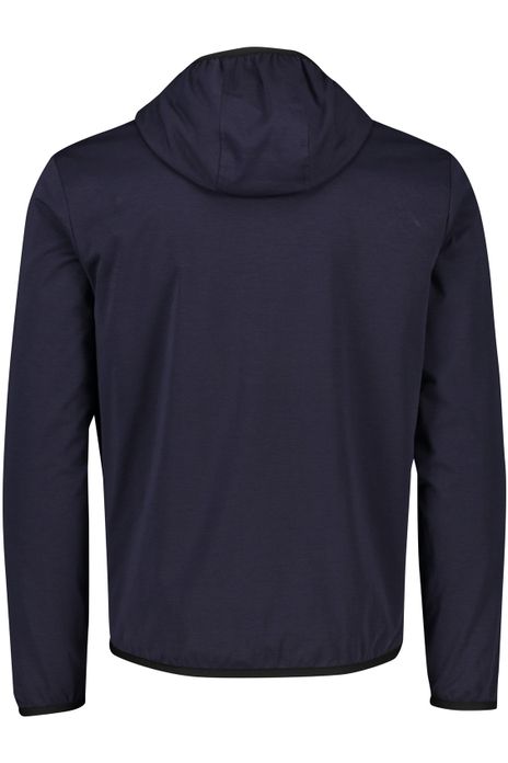 People of Shibuya reversible zomerjas donkerblauw effen