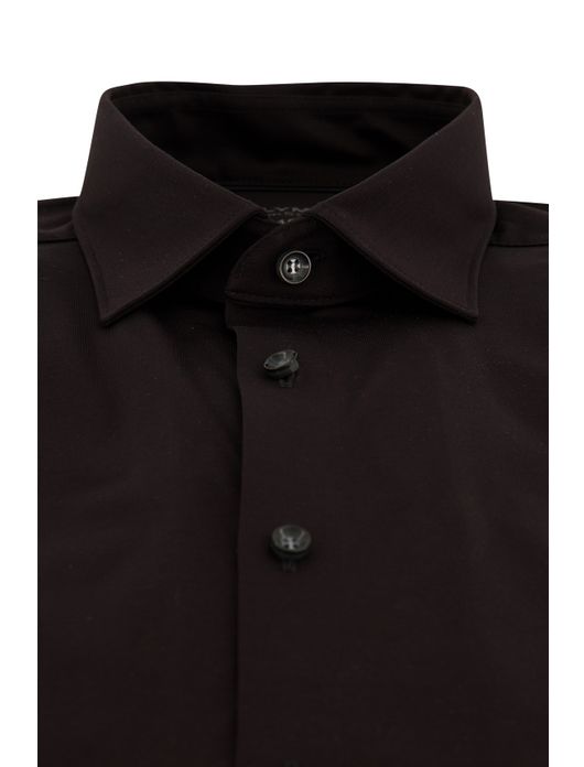 Olymp overhemd zwart body fit