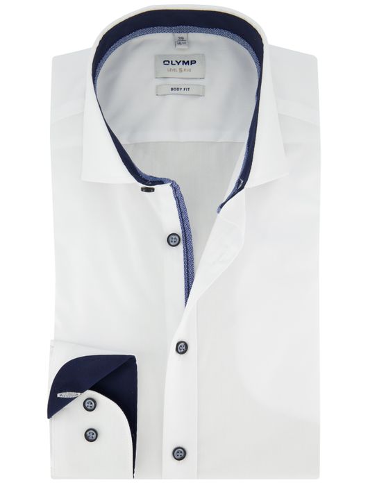 Olymp body fit overhemd wit mouwlengte 7