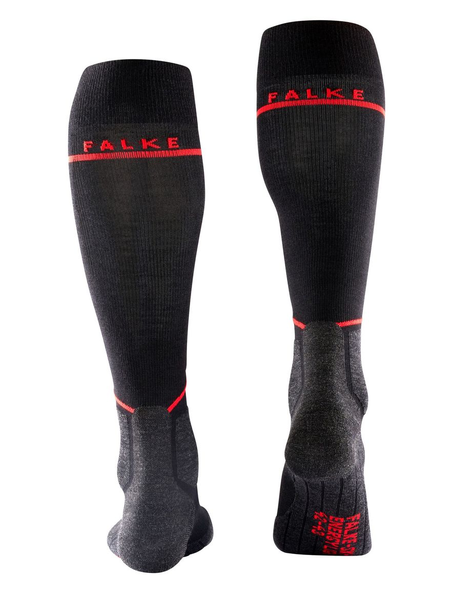 Falke sokken Energy Light zwart rood hoog
