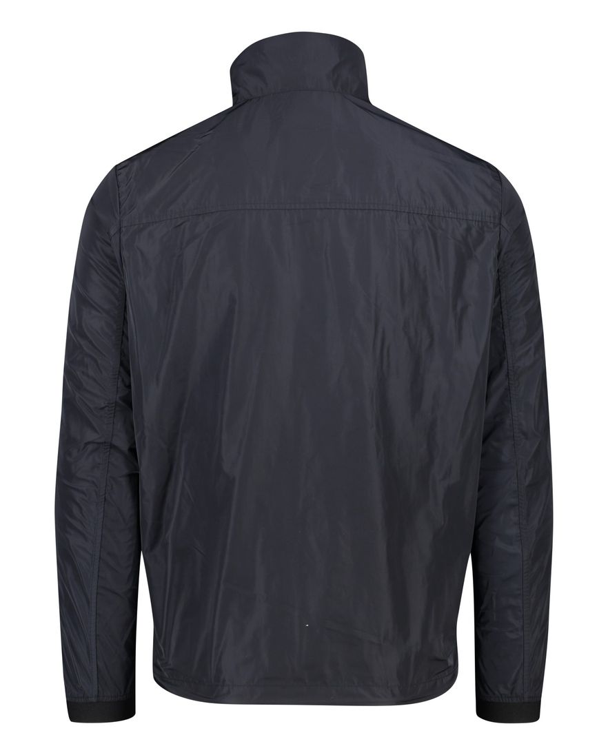 Airforce zomerjas kort NIC donkerblauw rits effen 2 borstzakken