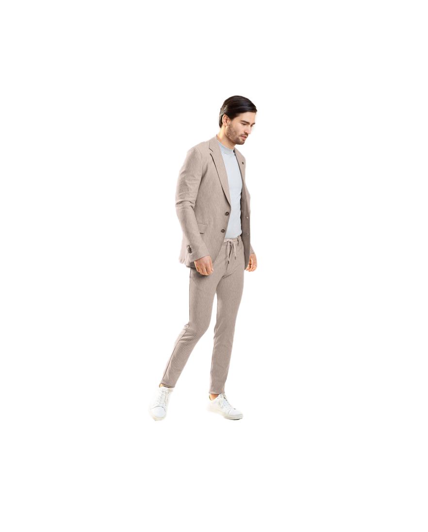 Cavallaro Colberts Mattia colbert slim fit zand