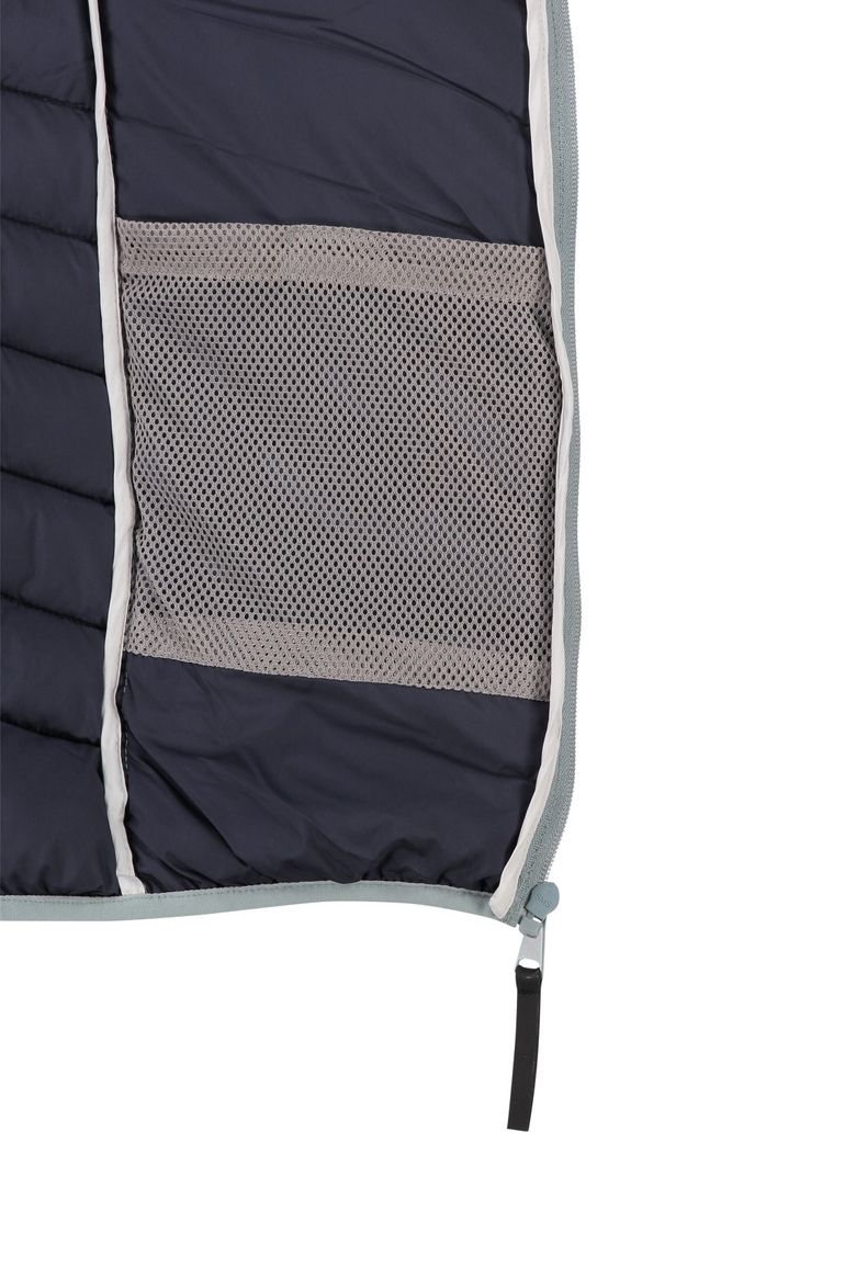 Portofino tussenjas Misano grijs effen rits normale fit