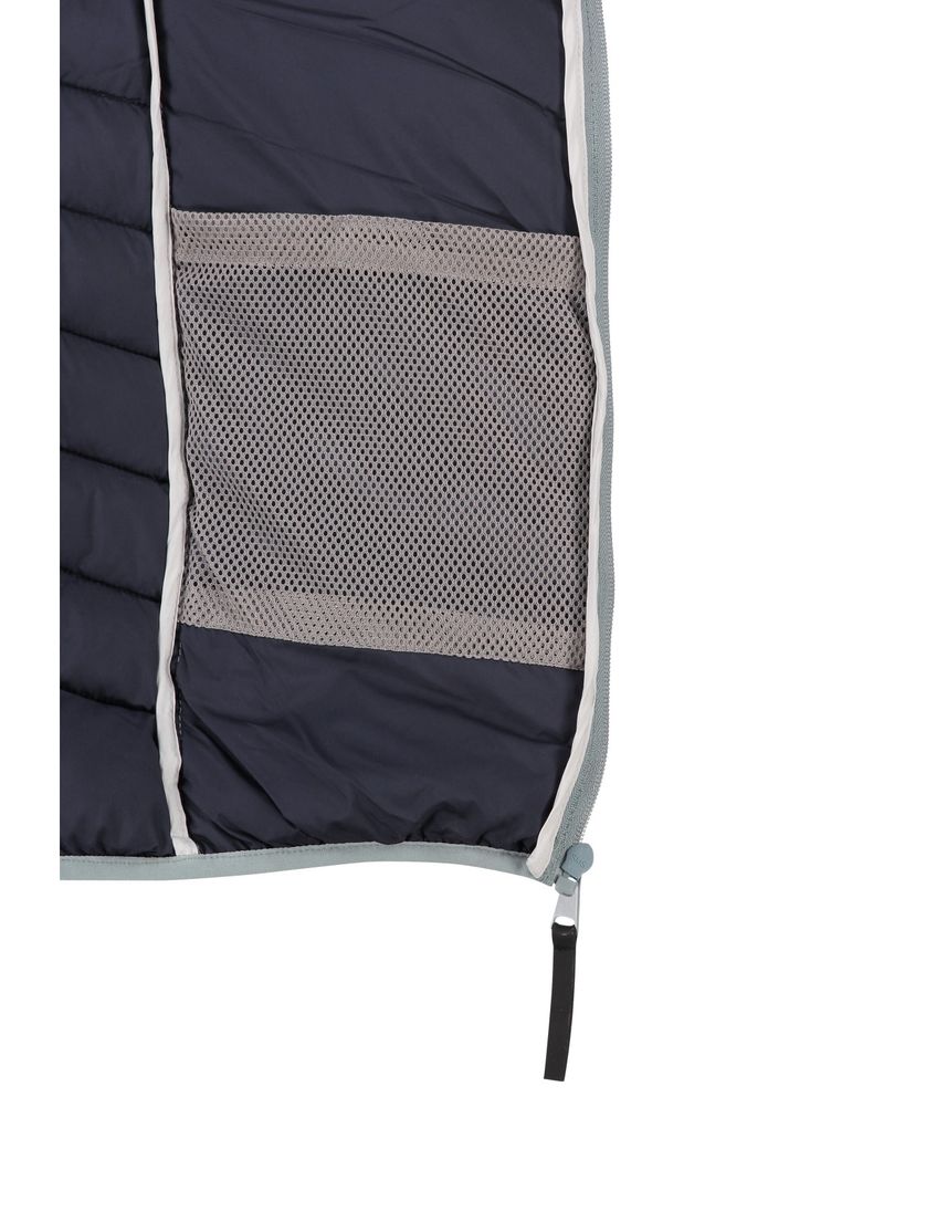 Tussenjas Portofino Misano grijs effen rits normale fit