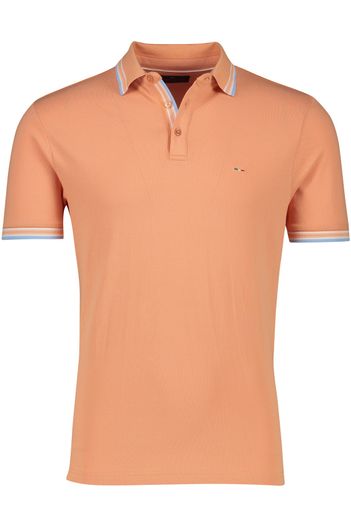 Portofino Portofino polo normale fit oranje effen Imola katoen
