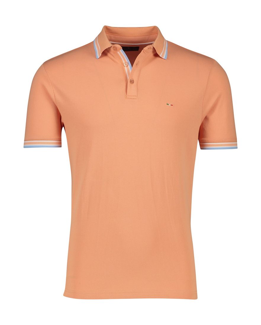 Portofino polo normale fit zalmoranje Imola effen katoen