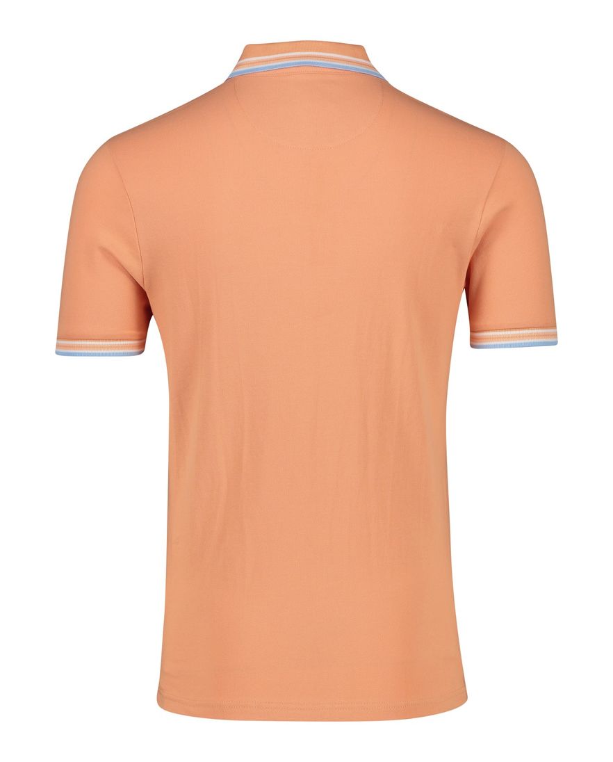 Portofino polo normale fit zalmoranje Imola effen katoen